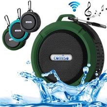 Livraison Gratuite C6 Portable Sans Fil Bluetooth Haut-Parleur Étanche, IP 65 Étanche Sans Fil Portable Mini Haut-Parleur Bluetooth 2017