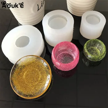 

DIY Small Dish/Bowl Shape Epoxy Silicone Mold Manual Accessories Tools Embossed Cake Decoration Mould Biscuits Transparent Mold