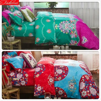 

Flower Print Classic Europe US Size King Queen Twin Double Single Duvet Cover Pillowcase 2/3/4 pcs Bedding Set 1.8m 2m 2.2m 2.5m