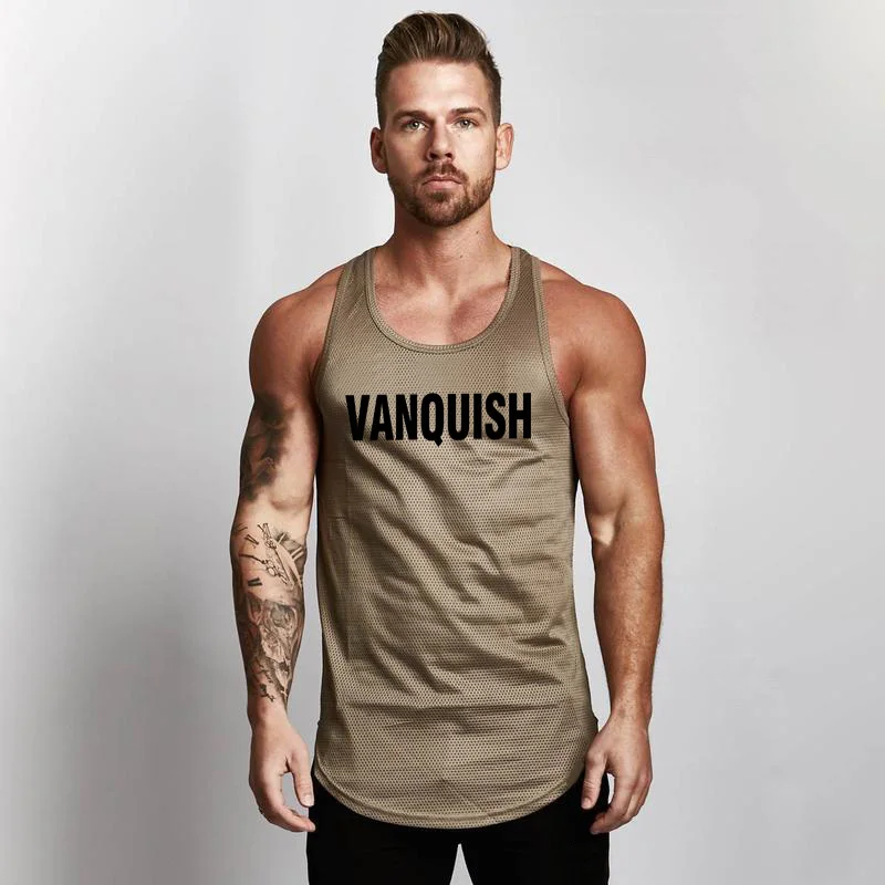

New Summer Fitness Men Tank Top Mens Bodybuilding Stringers GYMS Tank Tops Singlet Brand Clothing Sleeveless Shirt men singlets