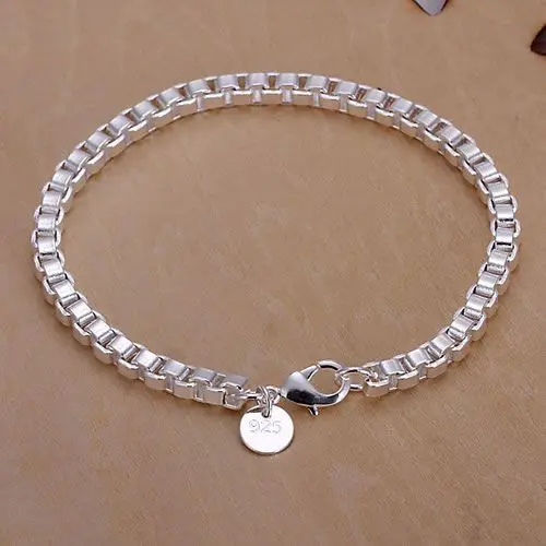 

Free shipping 925 sterling silver jewelry bracelet fine fashion bracelet top quality wholesale and retail SMTH172