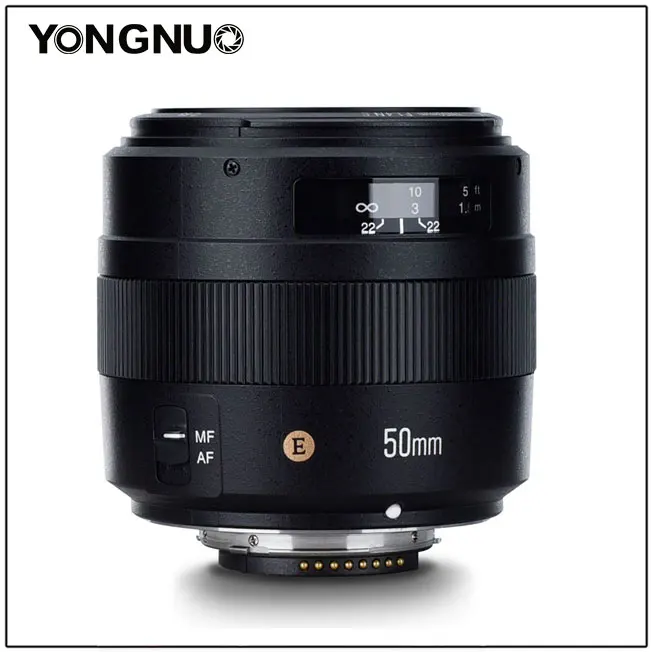 

yongnuo yn50mm F 1.4 N Standard Prime Lens Large Aperture Auto Focus Len for nikon D810 D5 D4 D750 D7200 D5600 D3400 camera lens
