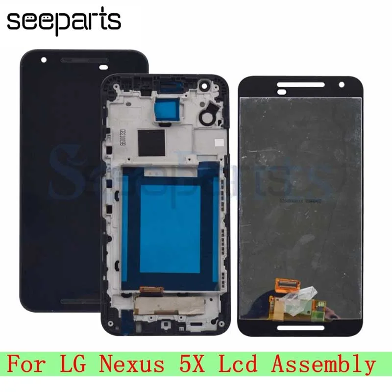

For 5.2" LG Google Nexus 5X LCD Display Touch Screen Digitizer Assembly For LG Nexus 5X LCD With Frame H791 Replacement Parts