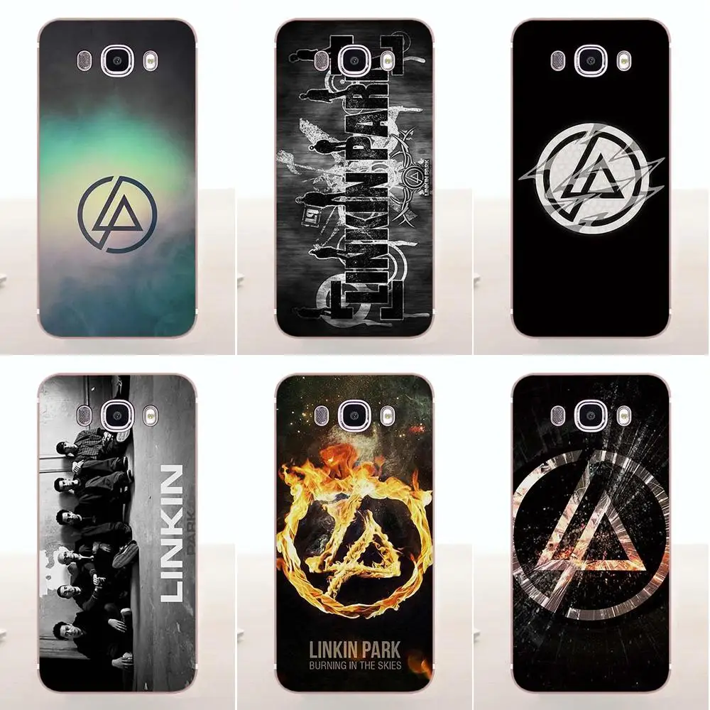 

Bixedx Soft TPU Hipster Case For Samsung Galaxy Note 5 8 9 S3 S4 S5 S6 S7 S8 S9 S10 mini Edge Plus Lite Linkin Park