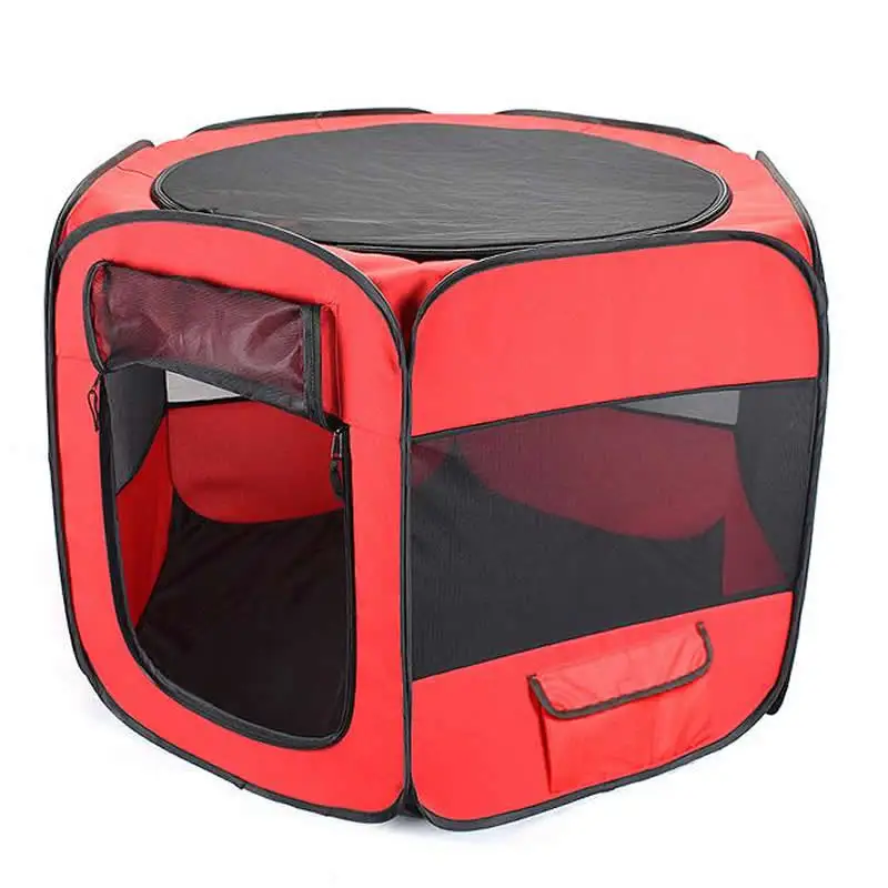 Foldable Small Pet Tent Breathable Puppy Cat House Kennels Portable