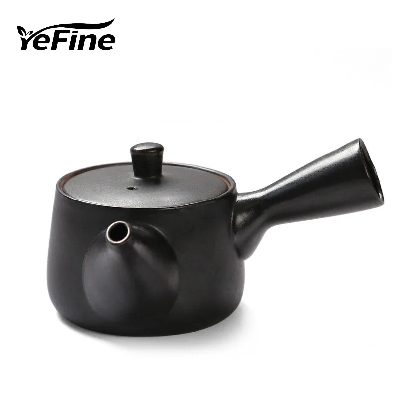 

YeFine Retro Chinese Kung Fu Porcelain Teapot Ceramic Flower Tea Pot Japanese Style tea sets Handmade Ceramic Porcelain