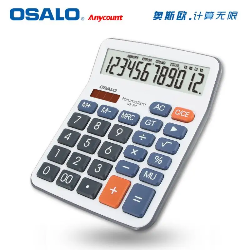 جديد مكتب سطح المكتب مكتب بسيط نوع حاسبة OSALO حساب 12 بت حاسبات