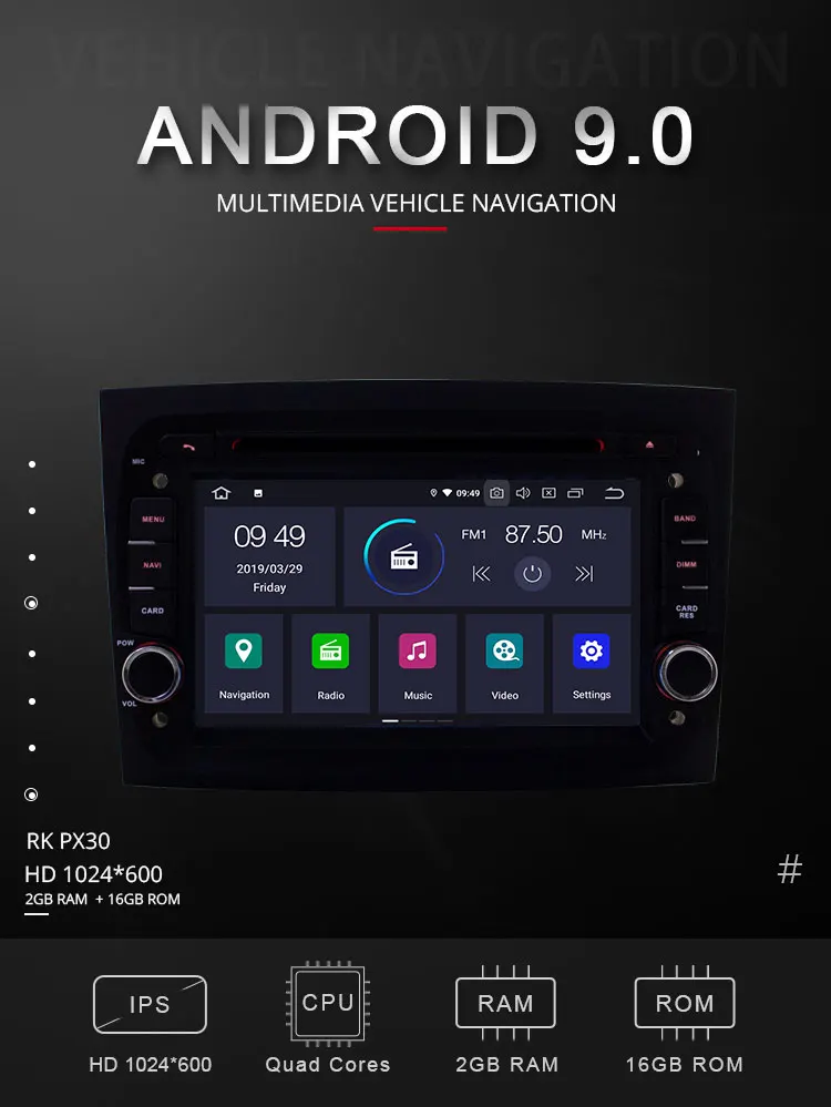 Cheap TOPBSNA Android 9.0 Car DVD Player For Fiat Doblo 2015 2016 GPS Navigation 1 Din Car Radio Multimedia Wifi Stereo RDS USB Audio 1 Cheap TOPBSNA Android 9.0 Car DVD Player For Fiat Doblo 2015 2016 GPS Navigation 1 Din Car Radio Multimedia Wifi Stereo RDS USB Audio 1