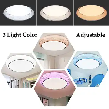 

24W Modern Led Ceiling Lights Dimmable Color Changing Light LED Ceiling Lamp Light Surface Mounted For Home Room Decor