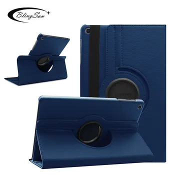 

360 Rotating Stand Case for Samsung Galaxy Tab A 10.1 2019 SM-T510 SM-T515 Leather Cover for Samsung T510 T515 Tablet Smart Case