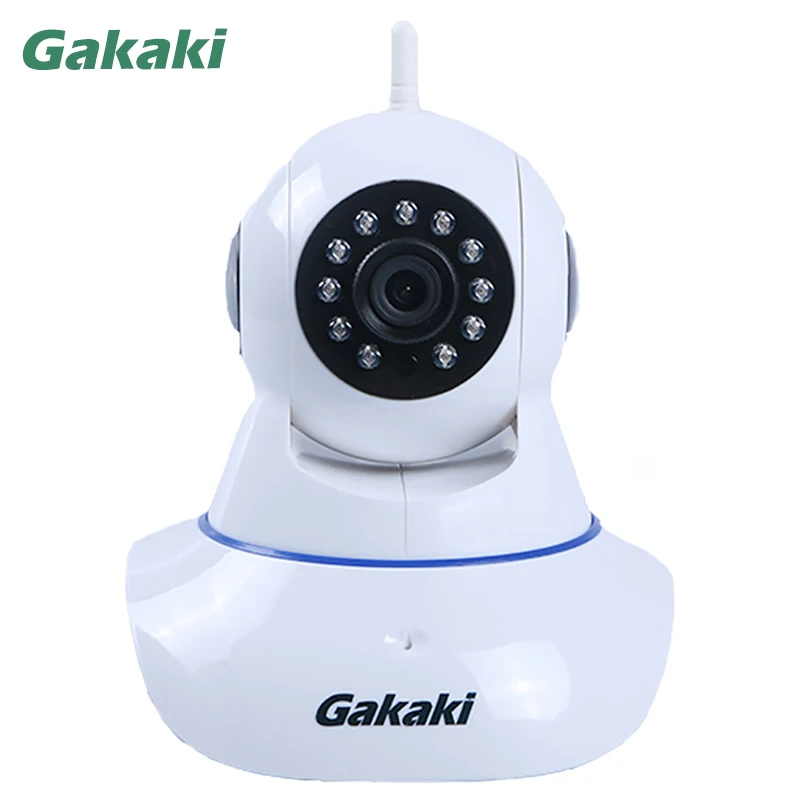 

Gakaki Wifi IP Camera HD Wireless P2P CCTV Network Camera Audio Monitoring Security Baby Monitor Support Linkage Alarm Function