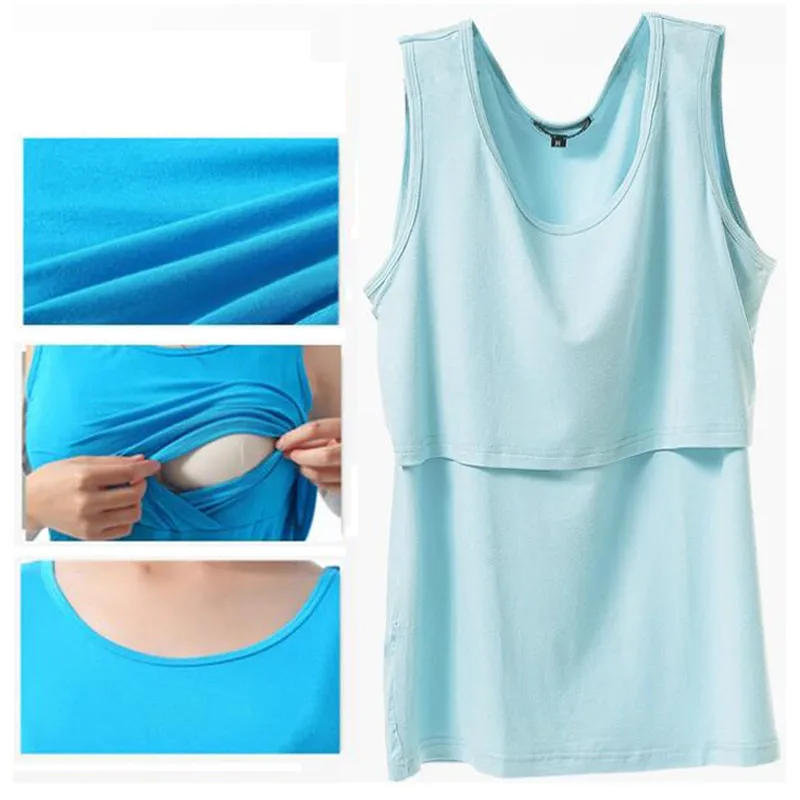 Топы для грудного вскармливания, футболка для кормления, одежда, нижнее белье, женский жилет для беременных, летняя одежда