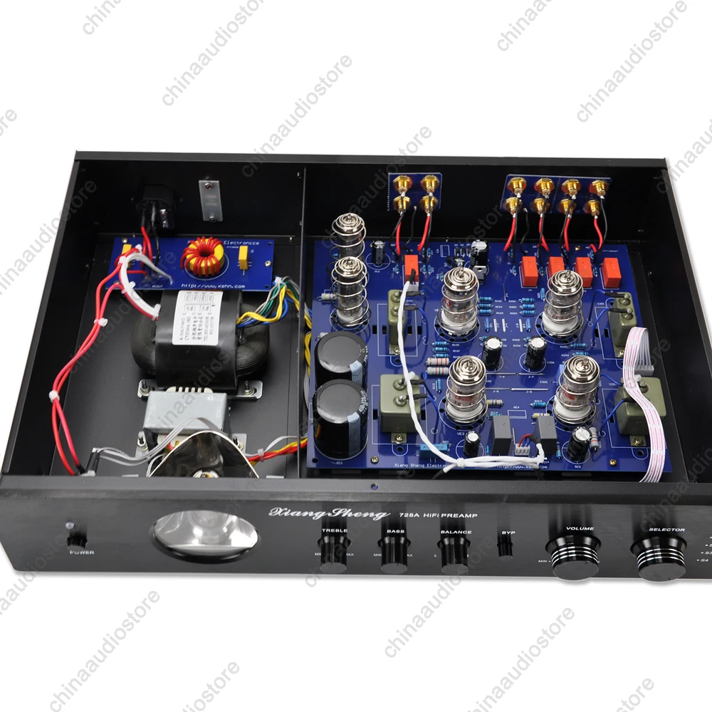 XiangSheng 728A трубка предусилитель Hi Fi 12AT7 ECC81 12AU7 ECC82 трубки стерео гарнитура пре