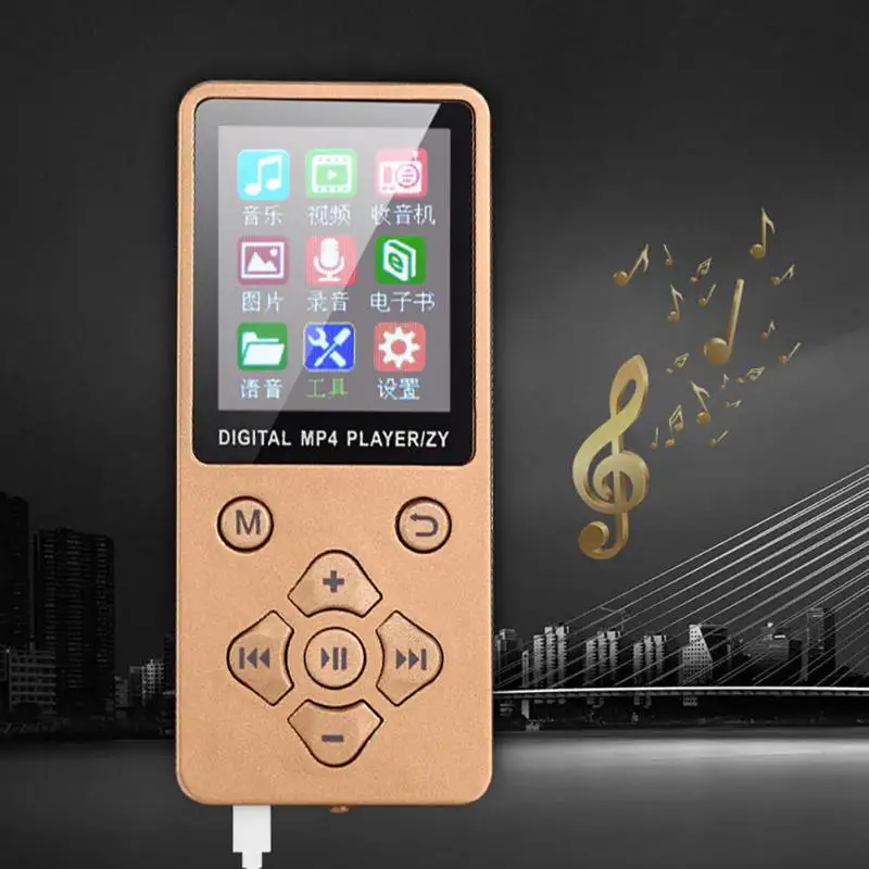 1,8-дюймовый TFT Дисплей MP3 плеер Нескользящие кнопки Управление Батарея работает с качеством звука HiFi музыкальные проигрыватели для MP3 Walkman