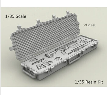 Масштабные модели 1/35 современных солдат США HK416 коробка оружия X3 фигурка Смола Модель комплект модель