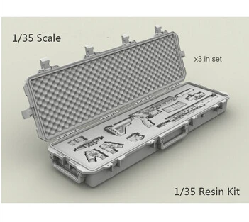 

Scale Models 1/35 of modern usa troops HK416 weapons box X3 Figure Resin Model Kit model