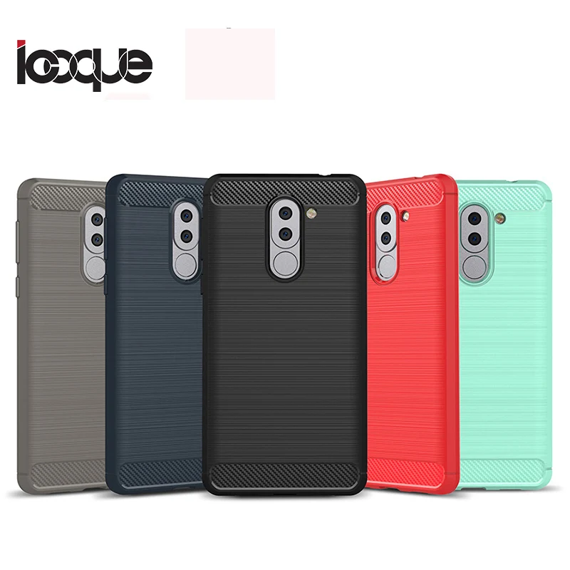 For Huawei Honor 6x Case Silicone TPU Soft Carbon Fiber Anti Knock Cover Mate 9 Lite Mobile Phone Accessories |