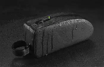 

Bicycle Bags Waterproof Cycling Top Front Tube Frame Bag Large Capacity MTB Road Bicycle Pannier Black Bike Accessories