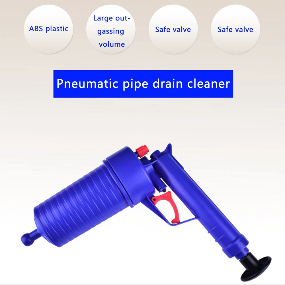 Высокое давление воздуха мощность дренажная труба для ванной Сабо очиститель дренаж туалеты засоренные трубы раковина водный Плунжер насос очиститель инструмент