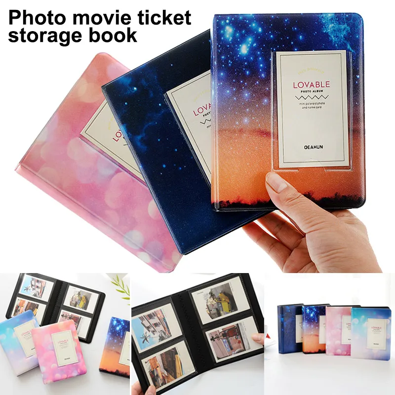 

1 Pcs Photo Book Album 64 Pockets 3 Inch Storage Name Card Holder for Instax Mini WXV Sale