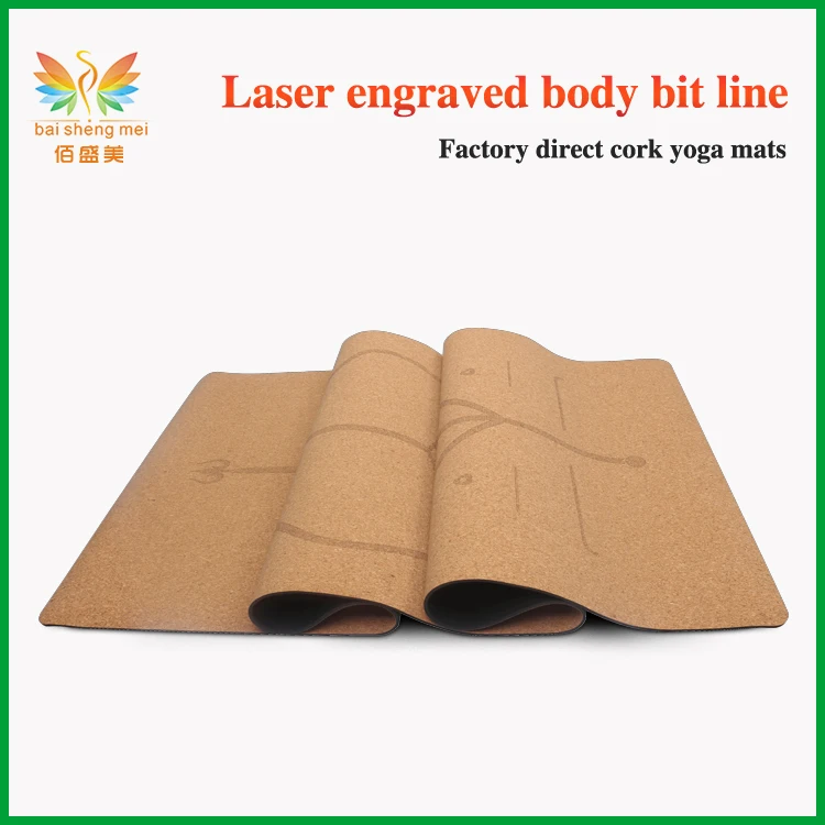Cork Wood Yoga Mat Home Training 183*66*0.5cm High Quality Cork Pilate