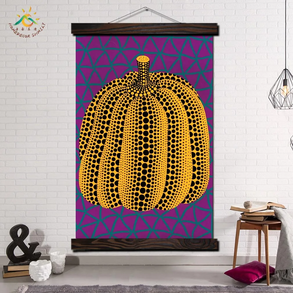 

Japan Artist yayoi kusama Japan Artist Modern Wall Art Print Pop Art Posters and Prints Scroll Canvas Painting Wall Pictures