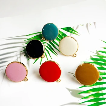 

Japan and South Korea fresh and multicolored candy color DIY materials handmade jewelry ear earrings accessories