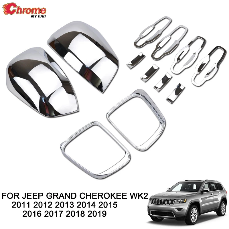 Chrome Door Bowl Cup Cover Overlay Trims For Honda CRV 2017-2019 Accessories
