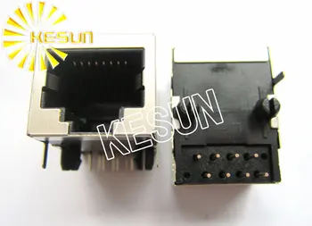 

FREE SHIPPING 20PCS x RJ45 59-8C Shield type PCB Right Angle Modular Female Network Socket LAN Connector