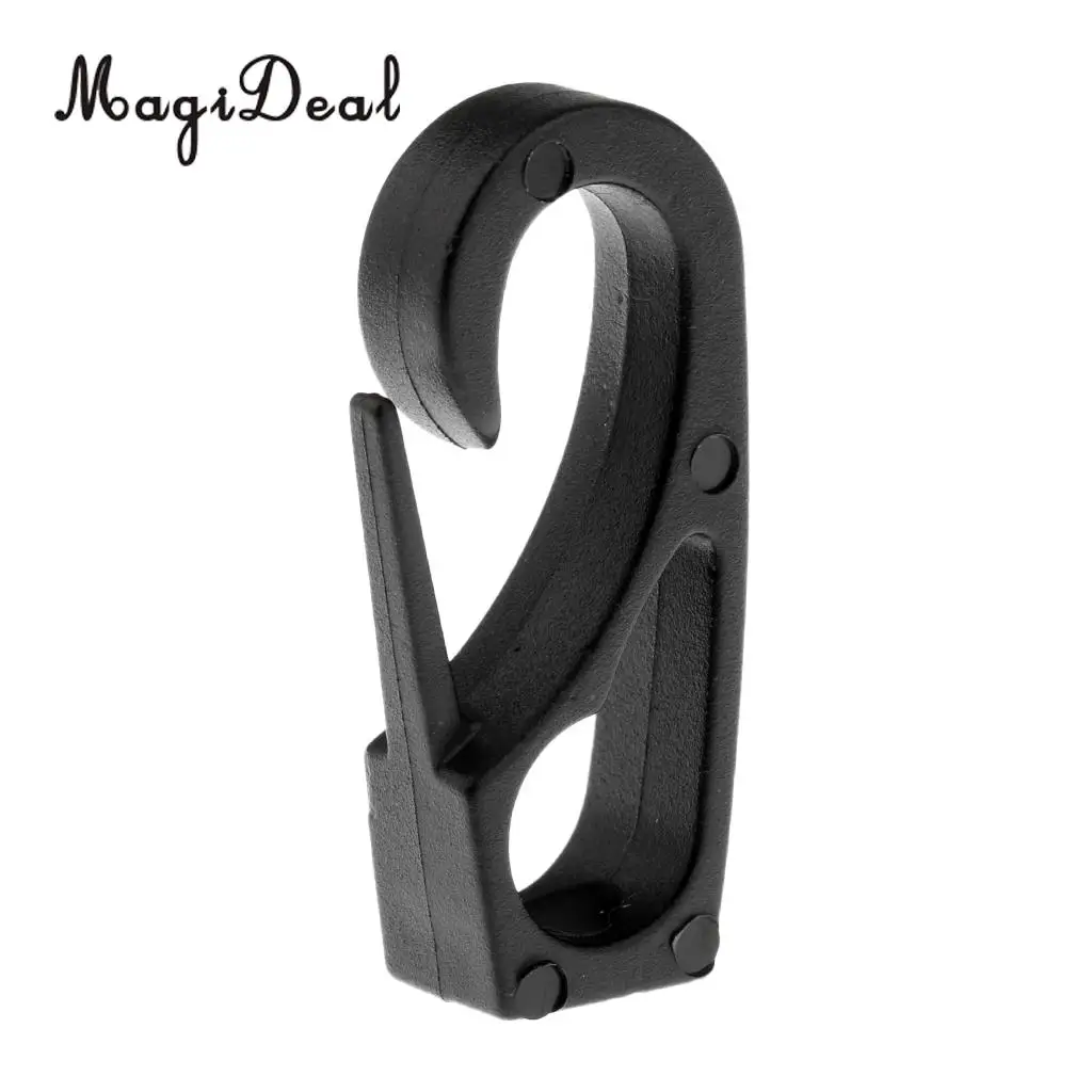 MagiDeal Pack 6 Kayak Canoe Boat Dinghy 6mm Bungee Elastic Rope Shock Cord Terminal End Hook Snap Clip Replacement Accessories