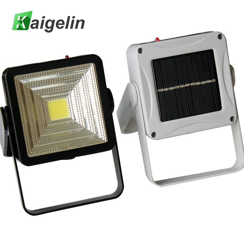

Rechargeable Portable Solar LED Flood Light Outdoor Camping Lamp 1000mAh Battery USB Charging Phone Garden Solar Lamp Emergency