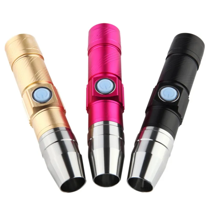 

USB Charging Inspection Lamp Torch UV Ultra Purple Violet Light UV Torch LED Flashlight W8