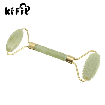 

KIFIT Useful Face care Portable Pratical Jade Facial Massage Roller Anti Wrinkle Healthy Face Body Head Foot Nature Beauty Tool