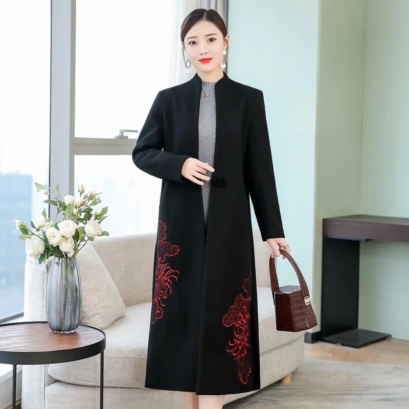 

YICIYA black wool coat women winter clothes woolen jacket long elegant noble Coats plus size oversize 5xl female 2019 outerwear