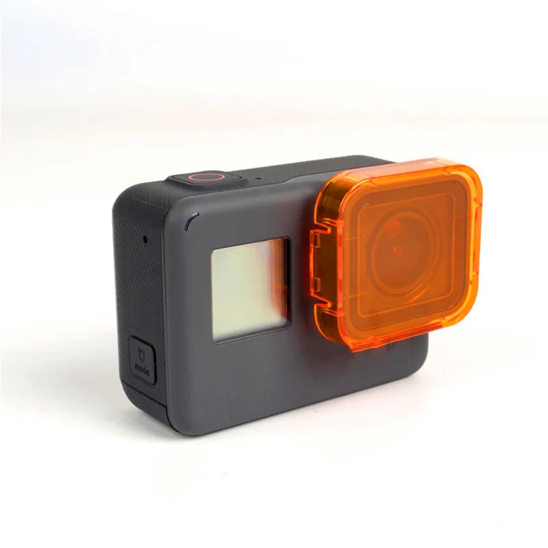 Фильтр аксессуары 6 цветов фильтр объектив для Gopro Hero 5 Спортивная камера квадратный фильтр