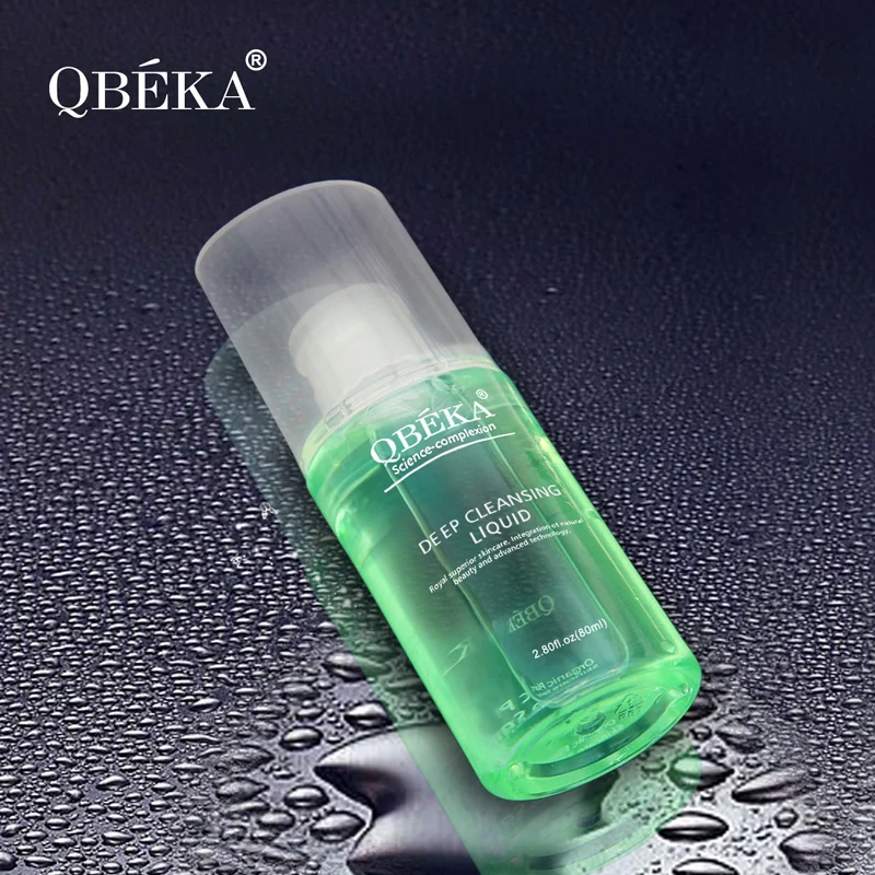 

QBEKA Deep Cleansing Liquid Natural Face Skin Care Cleaner Moisturizing Hydrating Remove Blackheads Shrinking Pore Face Wash