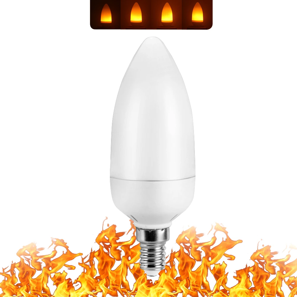 4 Models LED Flame Effect Simulated Nature Fire Light Bulbs E27 Lamp Decor 9W 4 Models LED Flame Effect Simulated Nature Fire Light Bulbs E27 Lamp Decor 9W