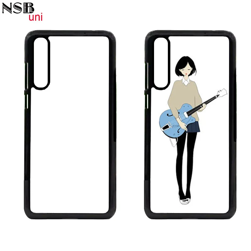 NSB Uni 2D принт клетка чехол для телефона Hua wei P20 Pro пустой Чехлы задней панели с