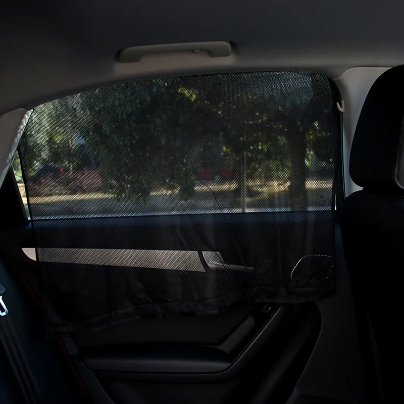 

2pcs Car-styling Sunshade Car with Sun Block Magnet adsorption Window Screens Screen Shade Net Side Shield Sunshade
