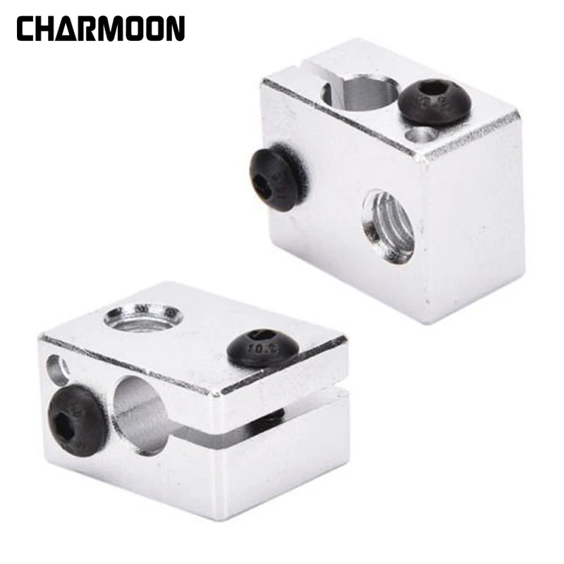 3D printer V6 Heat Block For V5 V6 J-head Aluminium Extruder HotEnd 3D Printers Parts Heater Hot End Heating Accessories