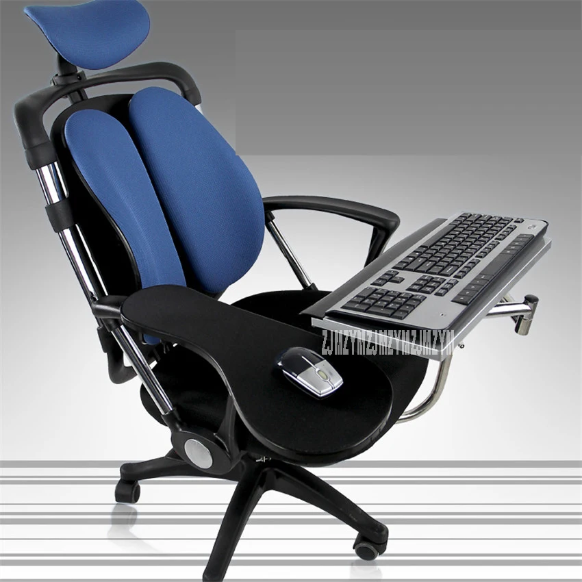 OK-010 многофункциональное кресло с полным движением, зажимной держатель для клавиатуры, подставка для ноутбука+ квадратный коврик для мыши+ Зажимная рукоятка для кресла, размер XL, коврик для мыши