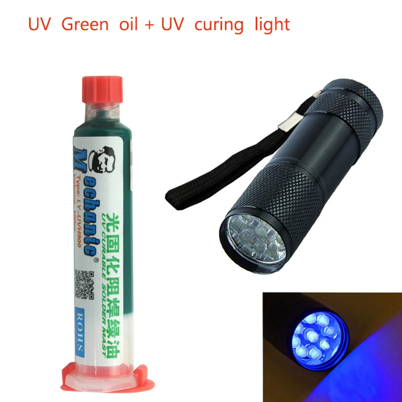 welding torch types MECHANIC 10CC UV SOLDER MASK PCB BGA PAINT PREVENT CORROSIVE ARCING Soldering Welding Fluxes Oil+9led UV curing light flux core welding aluminum