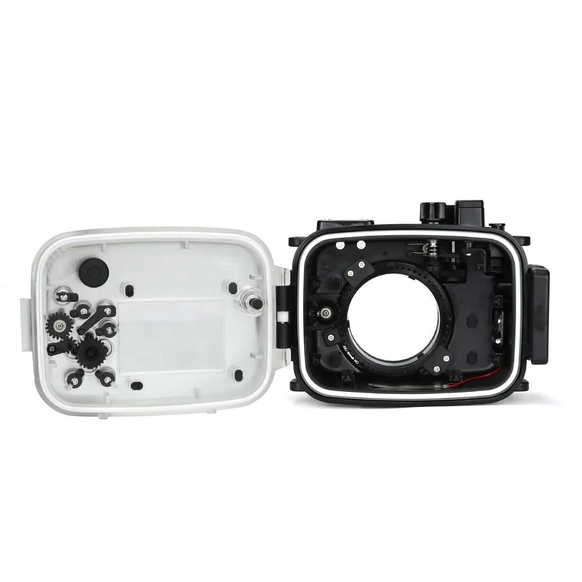 US $319.00 SeaFrogs 40m130ft Underwater Camera Housing Case For Canon EOS M6 22mm Lens DSLR Camera Case Bag