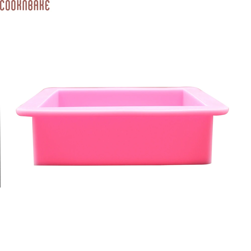 COOKNBAKE силиконовая форма для мыла ручной работы квадратная выпечки торта