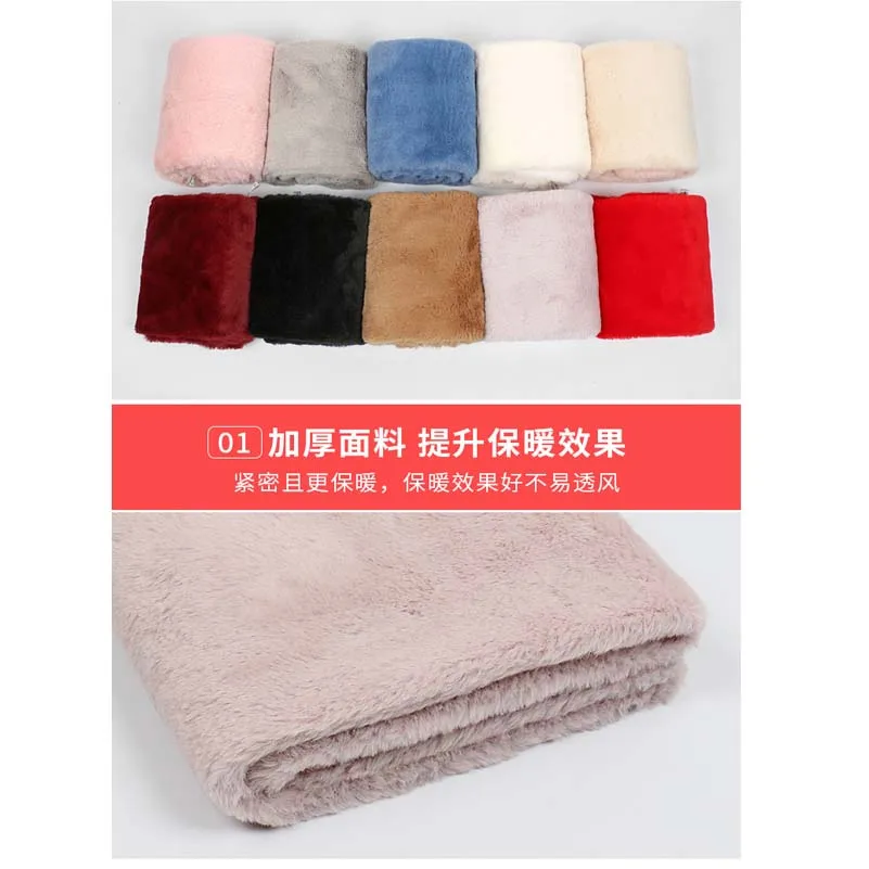 

2018 90CM*20CM Faux Fur Collar Winter Scarf Women faux Knitted Rex Rabbit Fur Scarves Fur Neckerchief Winter Long Wraps