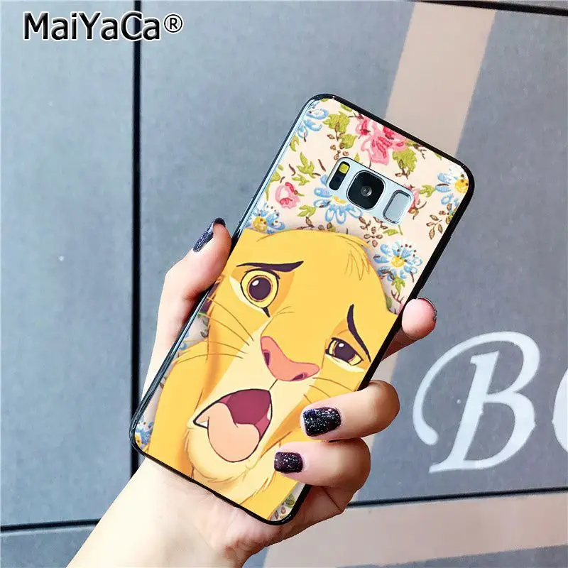 MaiYaCa Король Лев Coque чехол для телефона для samsung Galaxy S7 S6 edge plus S5 S9 S8 плюс S10 S10Plus S10E чехол M10 - Цвет: A12