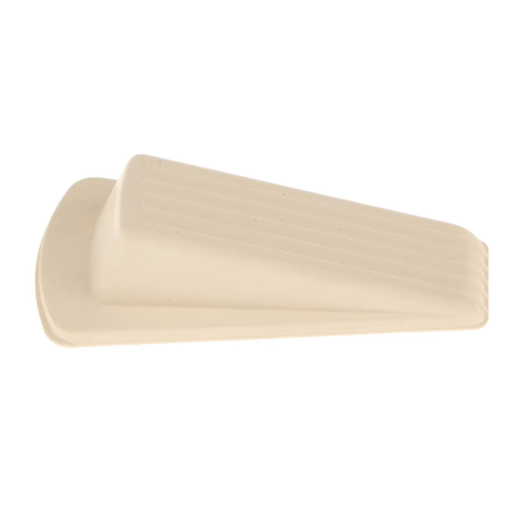 Rubberish Door Stop Doorstopper Interior Floor Doorstop Door Jammer Door Catcher Brown/Black/White