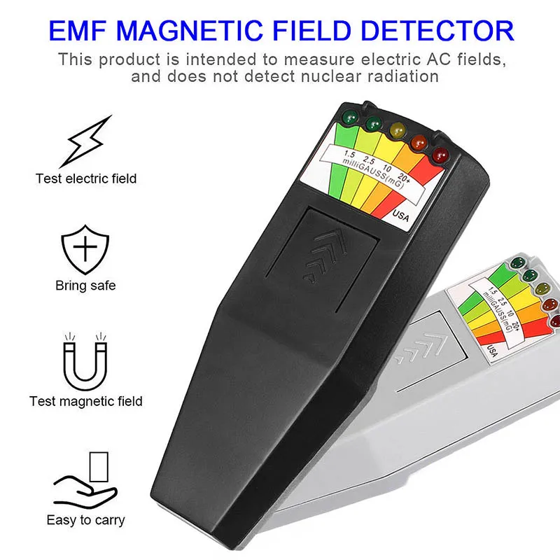 

EMF Meter Magnetic Field Detector with 9V Batteries Ghost Hunting Paranormal Equipment ALI88