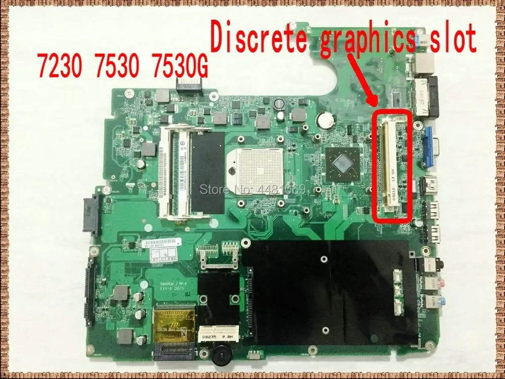 MBARH06001 MB. Arh06001 материнская плата для ноутбука acer Aspire 7230 7530 7530G DA0ZY5MB6E0 31ZY5MB0050 основная системная плата