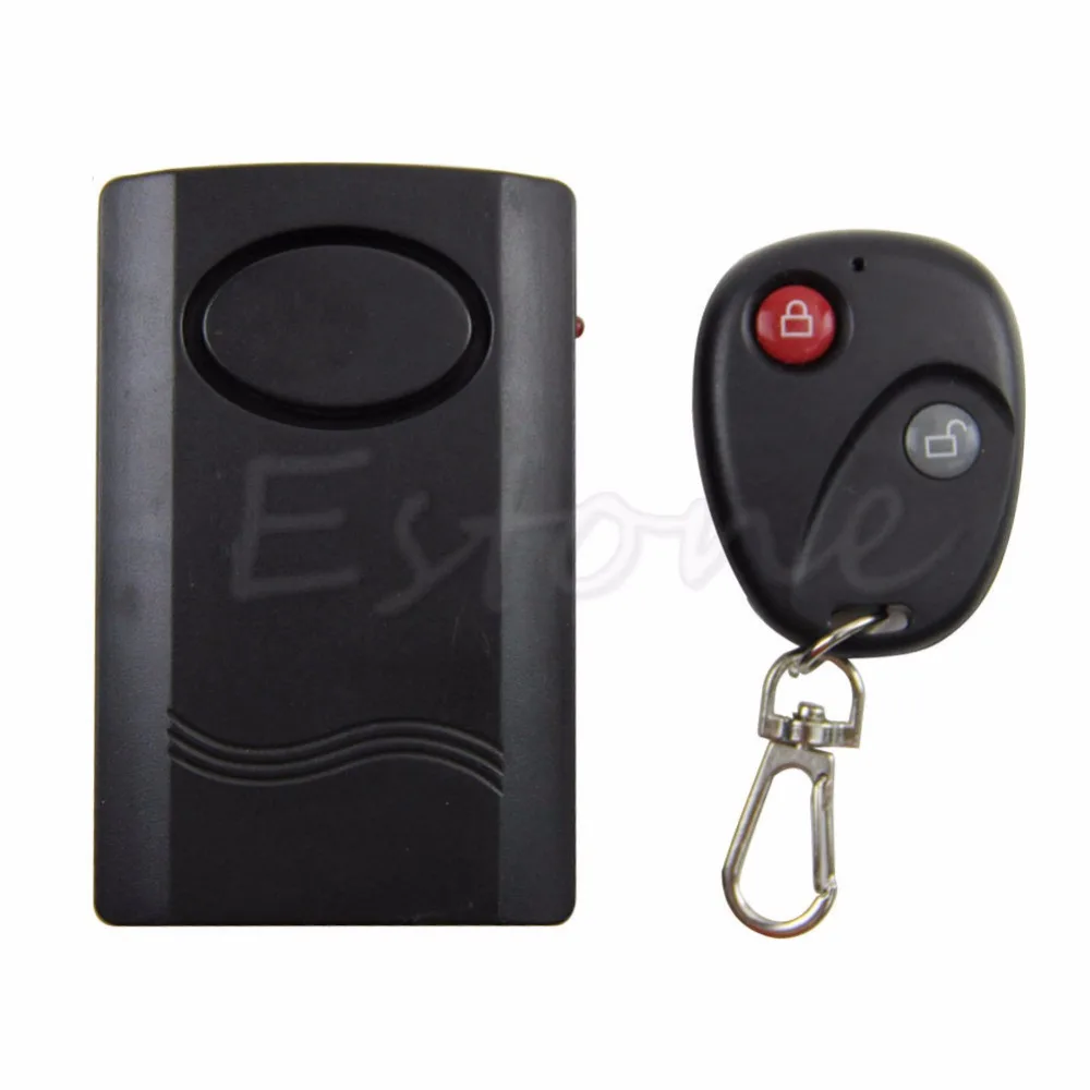 

Wireless Remote Control Door Window Vibration Security Detector Burglar Alarm